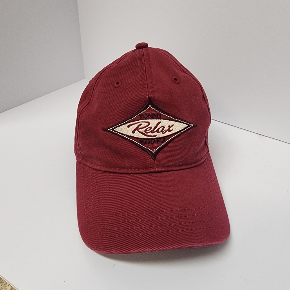 Tommy Bahama Maroon Relax Cap With Relax Logo